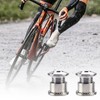 BringLucky 4Pcs Durable Single Chainring Bolts Smooth Surface Single Chainwheel