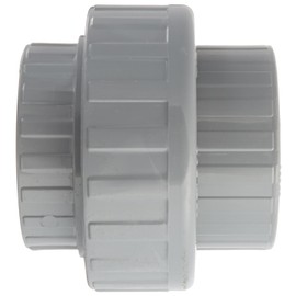 Spears 857-C Series CPVC Pipe Fitting, Union with Viton O-Ring, Schedule 80, 2" Socket