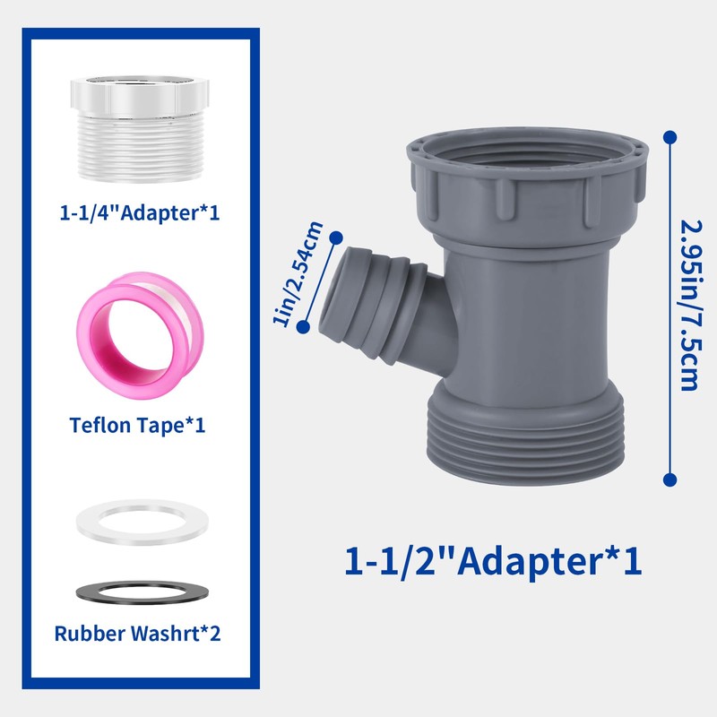 Dishwasher Drain Hose Adapter – Universal Sink Hose Adapter, Fits