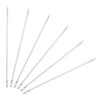 Coufce 6 Pieces Stainless Steel Meat Trussing Needle Cooking Twine