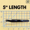 Martelli Pin Point Precision Tweezers, 5 inch, Black - Quilting
