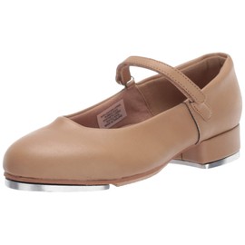 Leo Women's Rhythm TAP Dance Shoe, tan, 4.5 Medium US