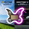 GCZCC Car Window Wireless LED Ambient Light Solar Powered Butterfly