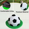 PerFest Soccer Hat - Black & White Soccer Pattern with