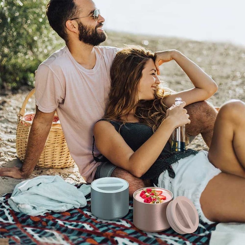 Bentgo Stainless Steel Insulated Food Container 560ml, Aqua