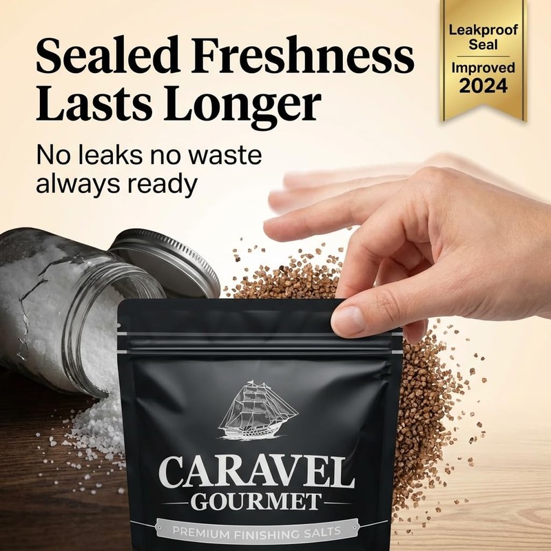 Smoked Cherrywood Sea Salt for Cooking and Grilling – Cold