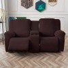 Unbranded Recliner Loveseat Cover with Middle Console Sofa slipcover, Stretch