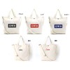 Edwin Tote Bag, Large Canvas, Bespoke Shoulder Bag, Box Logo,