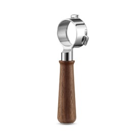 Sage - The Naked Portafilter 54mm – Bottomless Espresso Portafilter, Visual Extraction Aid, Stainless Steel & Walnut, Ergonomic Handle, Compatible with 54mm Sage Portafilters