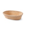HENDI Oval Bread Basket, Reinforced by Stainless Steel Frame, 380