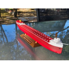 TheRoller3d SS Edmund Fitzgerald 50th Anniversary Collector's Model High Detail 1 Foot in Length (Model with Stand)