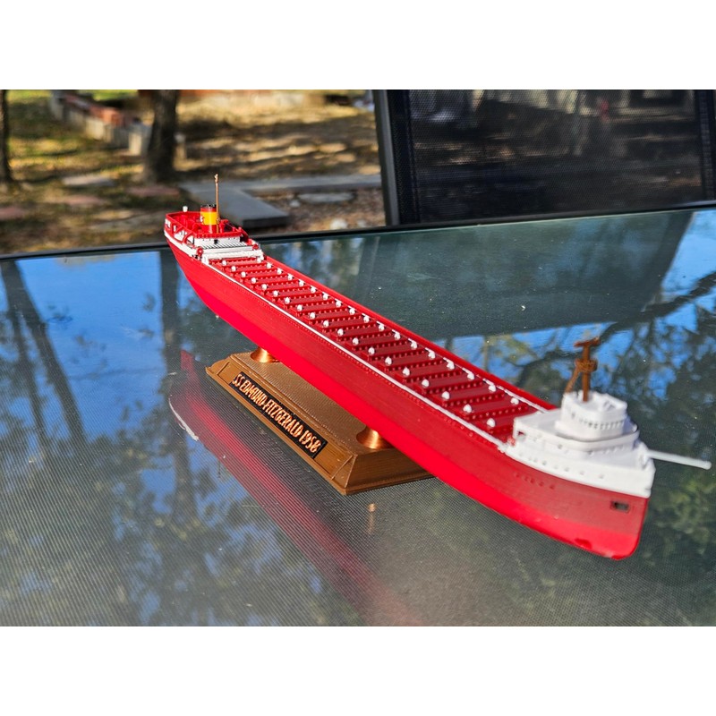 TheRoller3d SS Edmund Fitzgerald 50th Anniversary Collector's Model High Detail