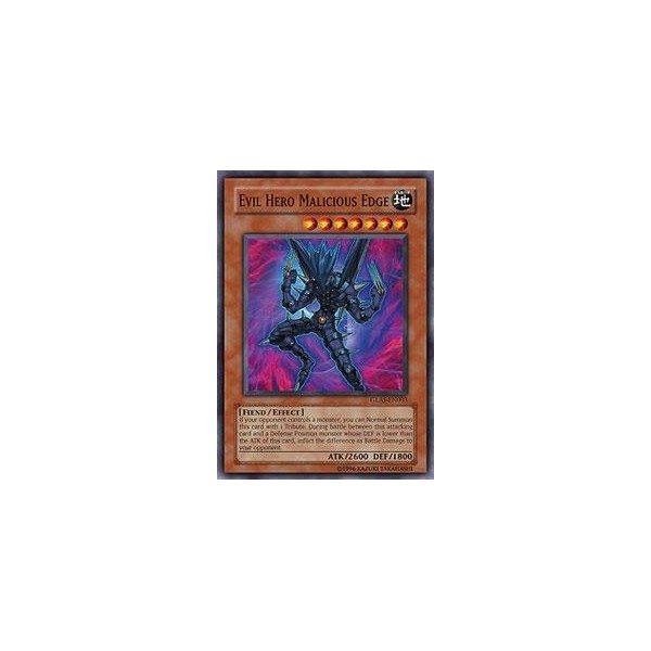 Yu-Gi-Oh! - Evil Hero Malicious Edge (GLAS-EN003) - Gladiators Assault