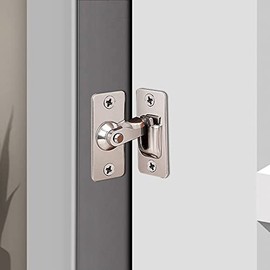 90 Degree Stainless Steel Latch / flip Door Sliding Latch / Safety Door Lock / Right Angle arc Door Buckle