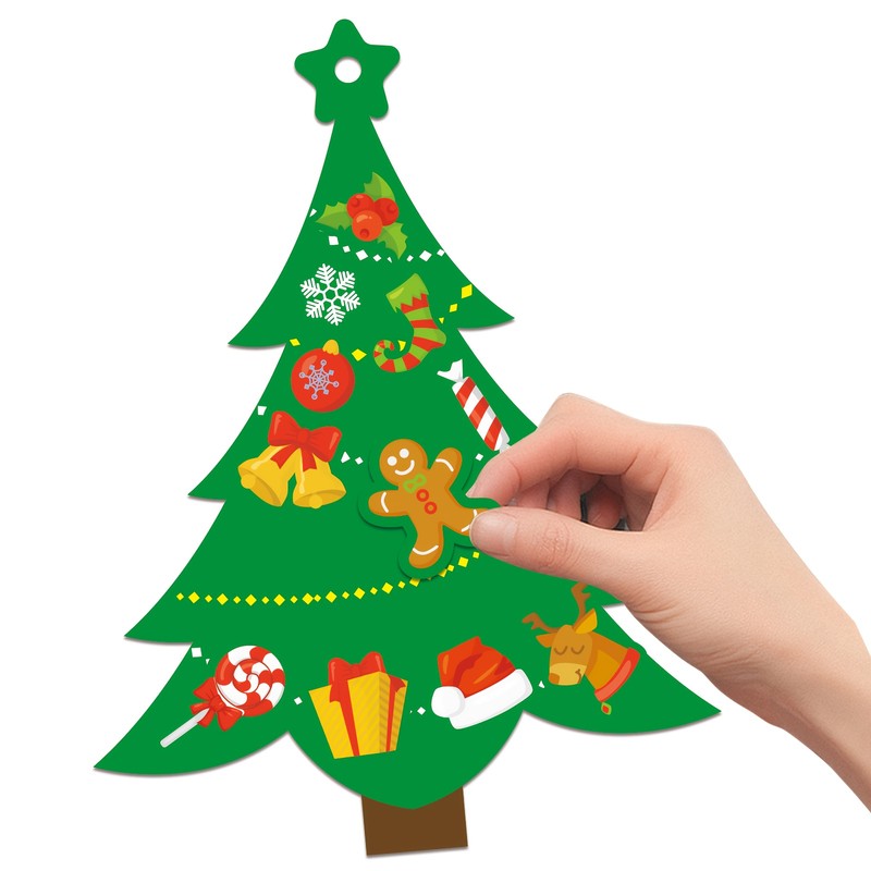 Christmas Tree DIY Craft Kit for Holiday Card Making –