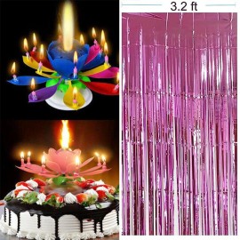 DCBY Haileys On It birthday party supplies favor centerpiece decoration event theme - 2 CURTAINS 6X8'