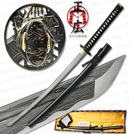 Masahiro - Folded Steel Samurai Sword - 1000+ Layers - Ronin