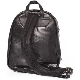 Ladies Women Leather Small Soft backpack Rucksack Shoulder bag Style, Black