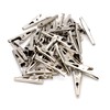 iexcell 100 Pcs 1.4 Inches / 35 mm Steel Alligator