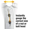 Tradespro Nut and Bolt Head Sizer, Gauge 5/16" - 1"
