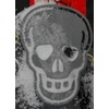 Toejamr Snowboard Stomp Pad - Large Skull - Gray