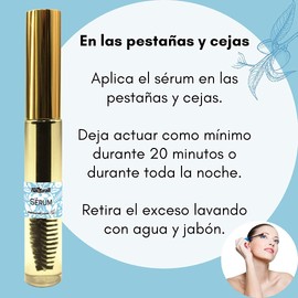 Crecimiento de Pestañas y Cejas Suero Serum Aceite de Ricino y Mamey 6 ml