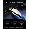 10K 8K Upgraded HDMI Cable 2.1 1m, Ultra High Speed
