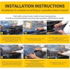 SHENKENUO Aeroskin Hood Protector Bug Shield Deflector for 22-2025 Silverado