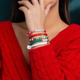 Christmas Bracelet Womens Gifts for Christmas Merry Christmas Bracelet Santa Claus Bracelet Christmas Accessories Jewelry Gift Christmas Stockings Stuffers