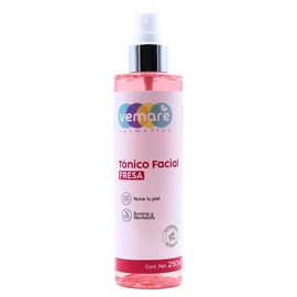 Vemare Cosmetics Tónico Facial De Fresa todo tipo de piel 250ml