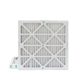 Glasfloss 20x20x2 MERV 10 Pleated 2" Inch AC Furnace Air Filters Quantity 2. Actual Size: 19-1/2 x 19-1/2 x 1-3/4