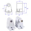 (6 Pairs) Tombstone Single Pin FA8 Socket Connector Base Holder