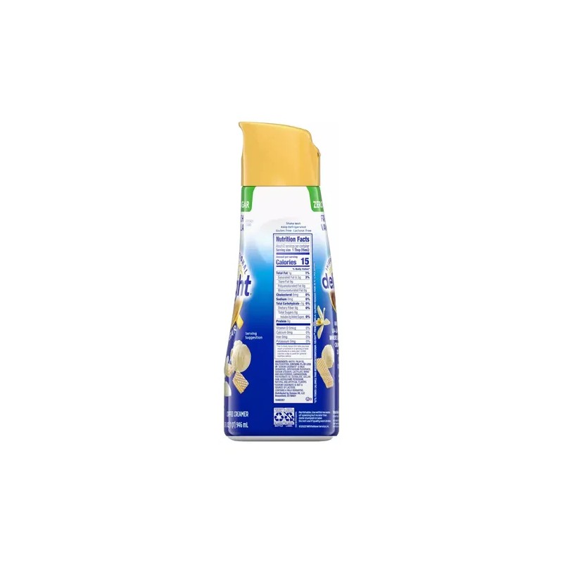 2 Botes Crema Delight 946ml Cu French Vainilla Zero Azucar