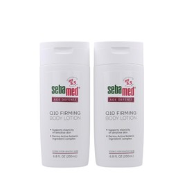 Set of 2 Sebamed Age Defense Q10 Firming Body Lotion Anti-Aging Moisturizer With Shea butter and Argan Oil 6.8 Fluid Ounces (200 Milliliters) Value...