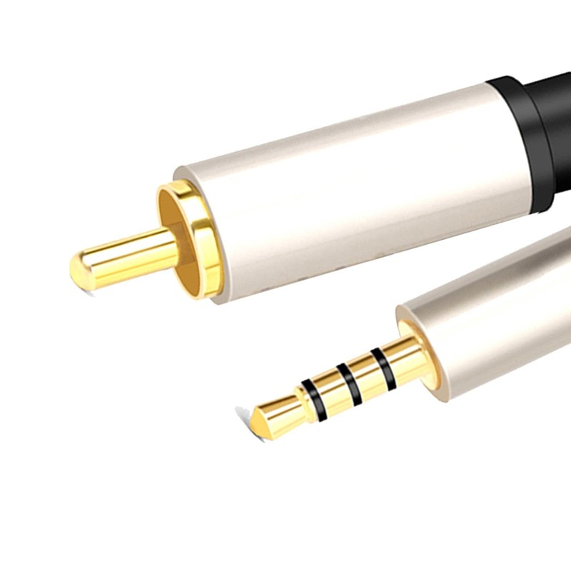 Ronyme Coaxial Audio Video Cable RCA to 3.5mm Adapter Lossless