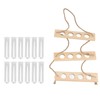 3 Tiered Wall Hanging Plant Terrarium with 12 Test Tubes