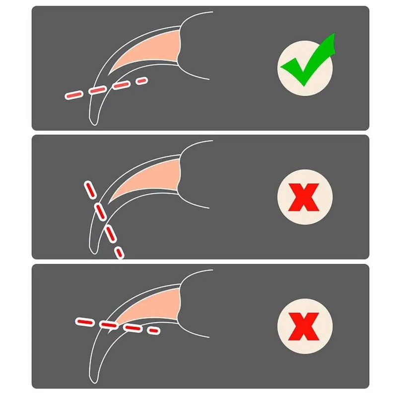 (For Small to Large Pets) Safe Round Hole Pet Nail