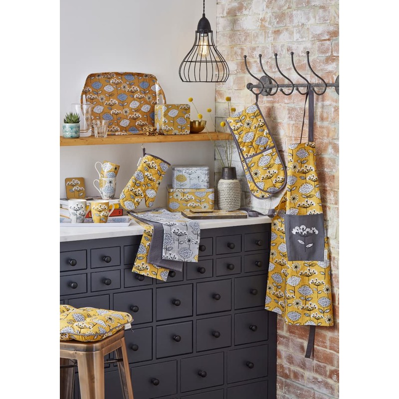 Cooksmart Apron, Cotton Twill, Mustard, One