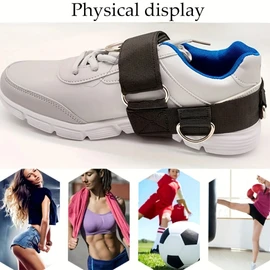 Fitness Ankle Strap Resistance Band Foot Buckle Adjustable Leg Training Cuffs for Glute & Lower Body Workout