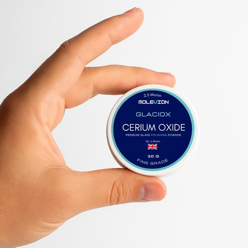 Molevion Glaciox Premium Cerium Oxide 30 g Fine Grade Glass