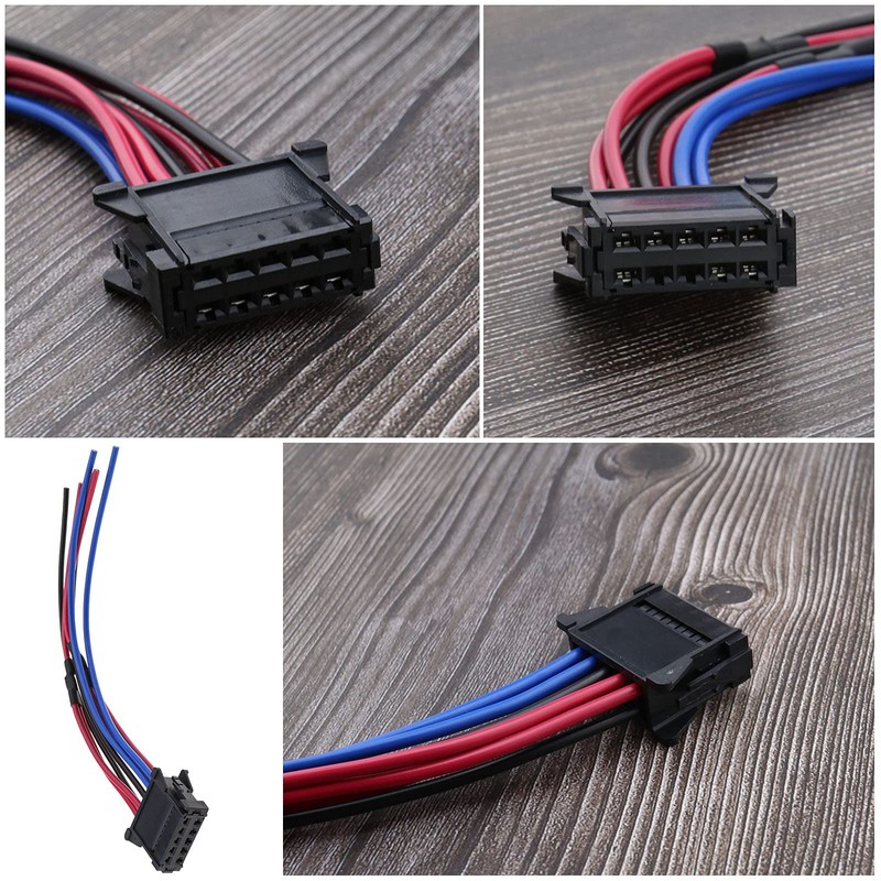 eMagTech Blower Resistor Cable with Connector 10-Pin 8200729298 Compatible with
