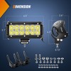 Nilight Led Light Bar 2PCS 36w 6.5Inch Spot Off Road
