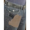 Barsony Tan Leather Gun Concealment Pocket Holster for S&W Bodyguard
