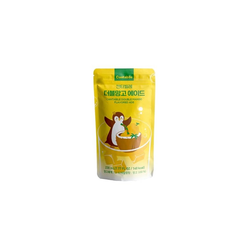 Intercart Instant Drink Double Manmgo Flavor Ade Cantabile Pouch -