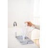 Ubbi On-The-Go Drying Rack and Brush Set, Includes Travel Case