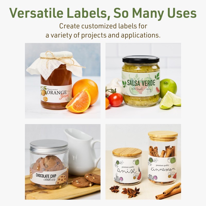 Avery Dissolvable Rectangle Labels, Sure Feed Technology, 1.75" x 7.75",