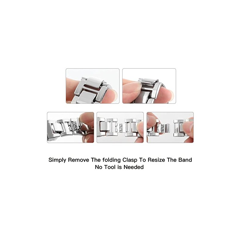 WONMILLE Extra 3 Extension 0.8'' Width Links for Smart Watch