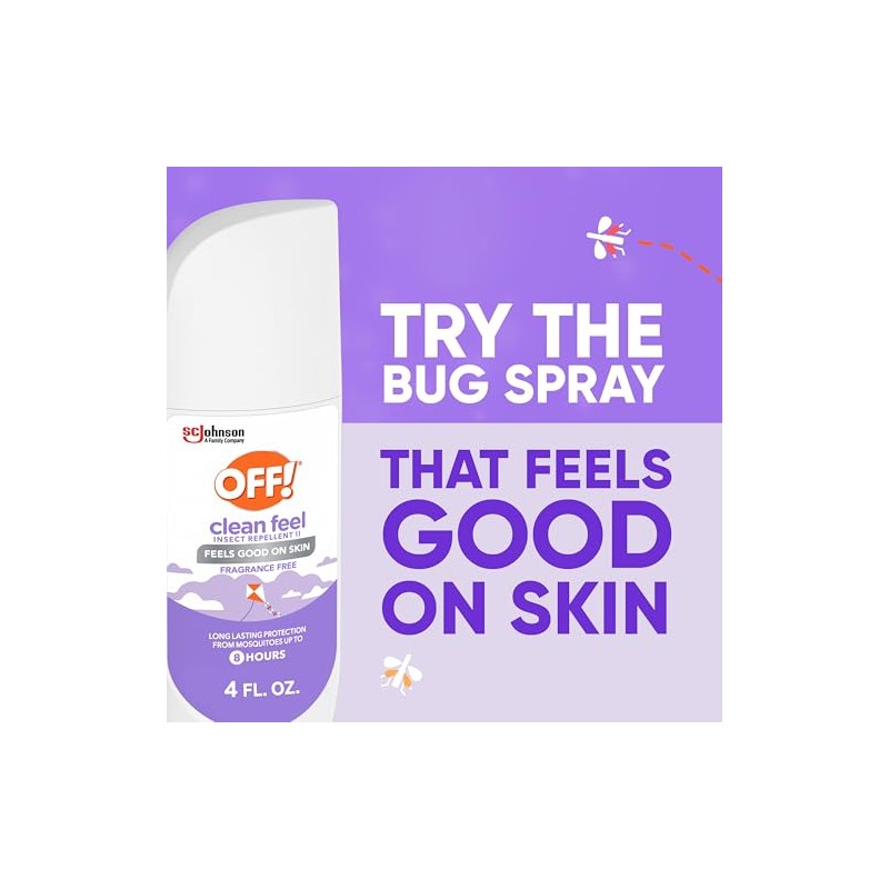 OFF Clean Feel Spritz 4 onzas