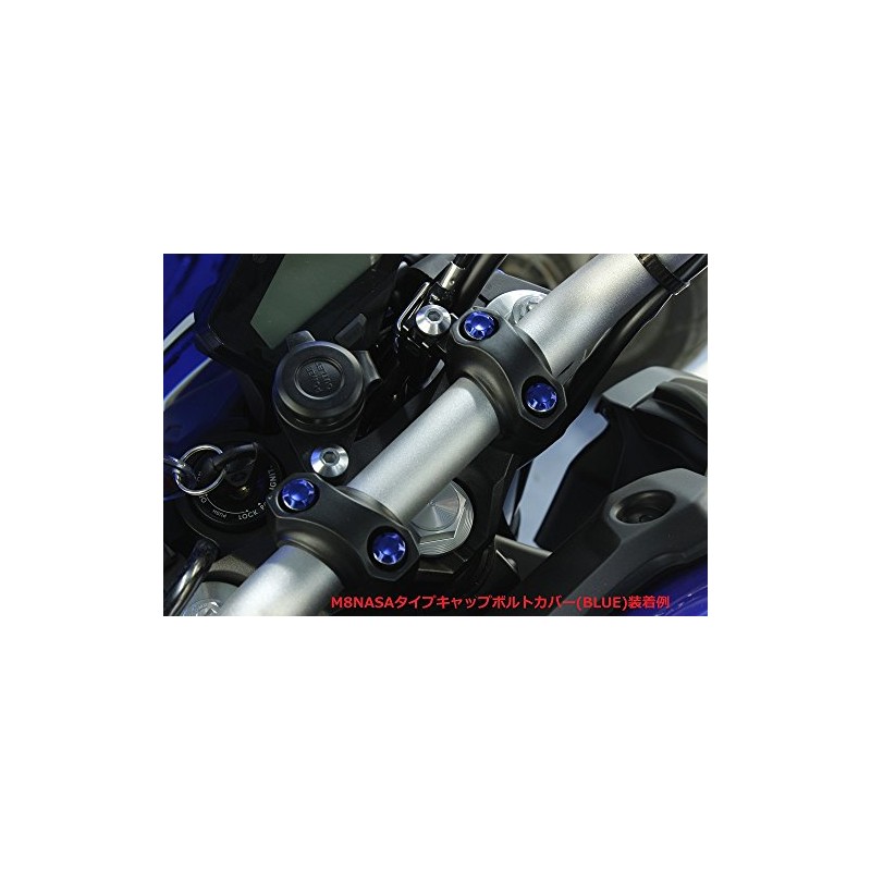 POSH 001822-04 Motorcycle Goods Cap Bolt Cover for NASA Type