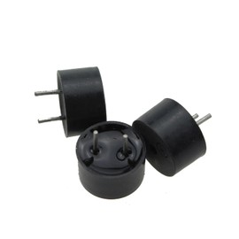 SQXBK 15PCS 9x5.5mm Black High Quality Industrial Sounder 5V Passive One Piece Electromagnetic Buzzer Electronic Alarm Buzzer